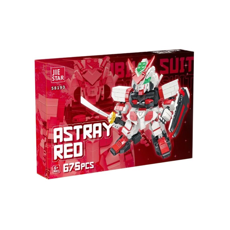 JIESTAR 58193 CHIẾN TRANH GIỮA CÁC VÌ SAO MÀU ĐỎ LẠC LỐI bộ đồ chơi xếp lắp ráp ghép mô hình Movie & Game Phim Và Trò Chơi 675 khối