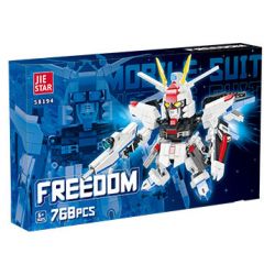 JIESTAR 58194 CHIẾN TRANH GIỮA CÁC VÌ SAO TỰ DO bộ đồ chơi xếp lắp ráp ghép mô hình Movie & Game Phim Và Trò Chơi 768 khối