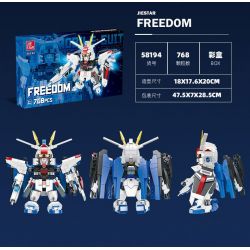 JIESTAR 58194 CHIẾN TRANH GIỮA CÁC VÌ SAO TỰ DO bộ đồ chơi xếp lắp ráp ghép mô hình Movie & Game Phim Và Trò Chơi 768 khối