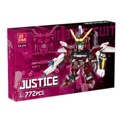 JIESTAR 58195 CHIẾN TRANH GIỮA CÁC VÌ SAO CÔNG LÝ bộ đồ chơi xếp lắp ráp ghép mô hình Movie & Game Phim Và Trò Chơi 772 khối