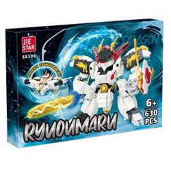 JIESTAR 58206 BIÊN NIÊN SỬ NGÔI SAO RYUOHMARU bộ đồ chơi xếp lắp ráp ghép mô hình Movie & Game Phim Và Trò Chơi 630 khối