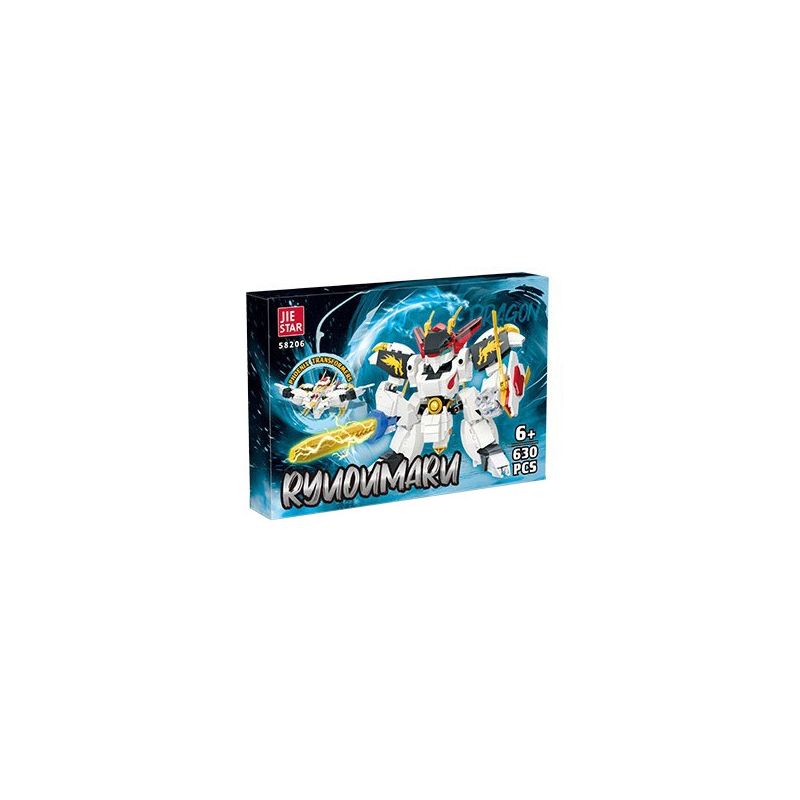 JIESTAR 58206 BIÊN NIÊN SỬ NGÔI SAO RYUOHMARU bộ đồ chơi xếp lắp ráp ghép mô hình Movie & Game Phim Và Trò Chơi 630 khối