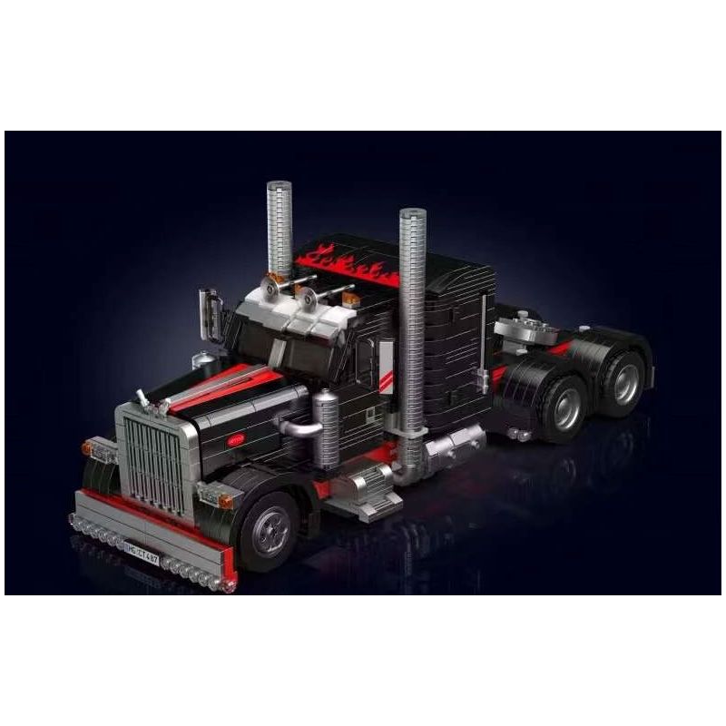 MouldKing 10037 Mould King 10037 XE TẢI MỸ bộ đồ chơi xếp lắp ráp ghép mô hình Creator AMERICAN TRUCK Sáng Tạo 1797 khối