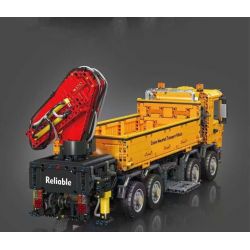 MouldKing 17050 Mould King 17050 CẦN CẨU TỰ HÀNH ACTROS bộ đồ chơi xếp lắp ráp ghép mô hình Technic ACTROS SELF-LOADING CRANE Kỹ Thuật Công Nghệ Cao Mô Hình Phương Tiện 4012 khối