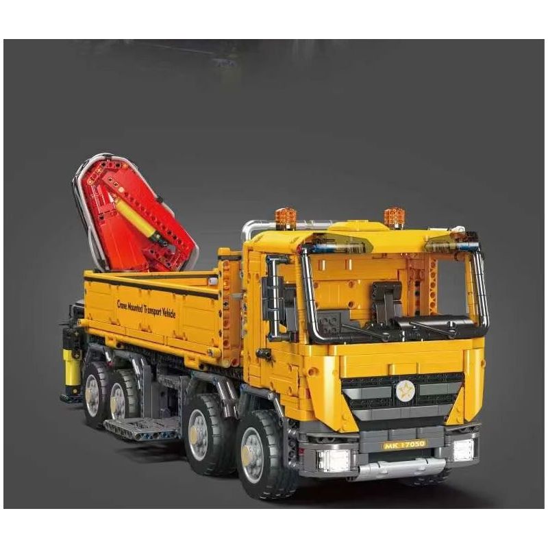 MouldKing 17050 Mould King 17050 CẦN CẨU TỰ HÀNH ACTROS bộ đồ chơi xếp lắp ráp ghép mô hình Technic ACTROS SELF-LOADING CRANE Kỹ Thuật Công Nghệ Cao Mô Hình Phương Tiện 4012 khối