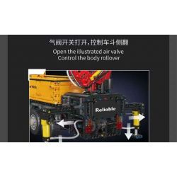 MouldKing 17050 Mould King 17050 CẦN CẨU TỰ HÀNH ACTROS bộ đồ chơi xếp lắp ráp ghép mô hình Technic ACTROS SELF-LOADING CRANE Kỹ Thuật Công Nghệ Cao Mô Hình Phương Tiện 4012 khối