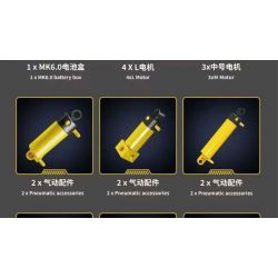 MouldKing 17050 Mould King 17050 CẦN CẨU TỰ HÀNH ACTROS bộ đồ chơi xếp lắp ráp ghép mô hình Technic ACTROS SELF-LOADING CRANE Kỹ Thuật Công Nghệ Cao Mô Hình Phương Tiện 4012 khối