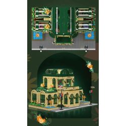 MouldKing 16057 Mould King 16057 VƯỜN BÁCH THẢO MÁI VÒM bộ đồ chơi xếp lắp ráp ghép mô hình Creator DOME BOTANISCHER GARTEN Sáng Tạo 3383 khối