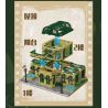 MouldKing 16057 Mould King 16057 VƯỜN BÁCH THẢO MÁI VÒM bộ đồ chơi xếp lắp ráp ghép mô hình Creator DOME BOTANISCHER GARTEN Sáng Tạo 3383 khối