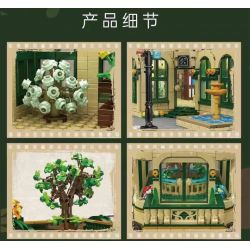 MouldKing 16057 Mould King 16057 VƯỜN BÁCH THẢO MÁI VÒM bộ đồ chơi xếp lắp ráp ghép mô hình Creator DOME BOTANISCHER GARTEN Sáng Tạo 3383 khối