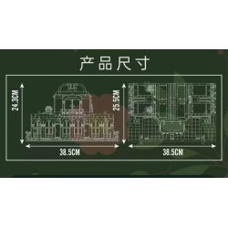 MouldKing 16057 Mould King 16057 VƯỜN BÁCH THẢO MÁI VÒM bộ đồ chơi xếp lắp ráp ghép mô hình Creator DOME BOTANISCHER GARTEN Sáng Tạo 3383 khối