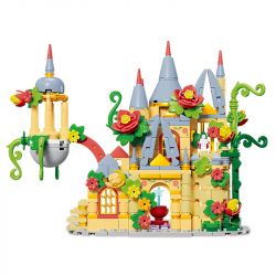 Kazi KY81136 81136 THÀNH PHỐ HOA 8 MẪU KHU VƯỜN BÍ MẬT CỔNG TƯỜNG DÂY LEO CẦU THANG UỐN LƯỢN BẬU CỬA SỔ THƠM NGÁT GÁC MÁI LÃNG MẠN bộ đồ chơi xếp lắp ráp ghép mô hình FLOWER CITY SERIES 418 khối