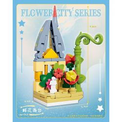 Kazi KY81136 81136 THÀNH PHỐ HOA 8 MẪU KHU VƯỜN BÍ MẬT CỔNG TƯỜNG DÂY LEO CẦU THANG UỐN LƯỢN BẬU CỬA SỔ THƠM NGÁT GÁC MÁI LÃNG MẠN bộ đồ chơi xếp lắp ráp ghép mô hình FLOWER CITY SERIES 418 khối