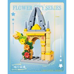 Kazi KY81136 81136 THÀNH PHỐ HOA 8 MẪU KHU VƯỜN BÍ MẬT CỔNG TƯỜNG DÂY LEO CẦU THANG UỐN LƯỢN BẬU CỬA SỔ THƠM NGÁT GÁC MÁI LÃNG MẠN bộ đồ chơi xếp lắp ráp ghép mô hình FLOWER CITY SERIES 418 khối