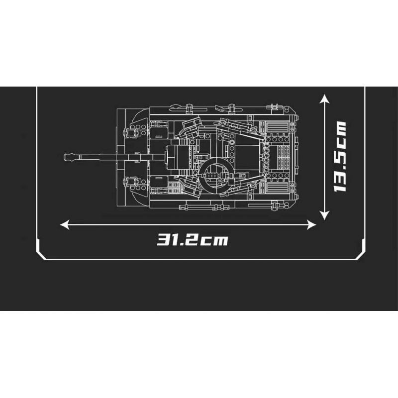 MouldKing 20032 Mould King 20032 PHÁO CHỐNG TĂNG M18 HELLCAT bộ đồ chơi xếp lắp ráp ghép mô hình Military Army M18 HELLCAT TANK DESTROYER Quân Sự Bộ Đội 971 khối