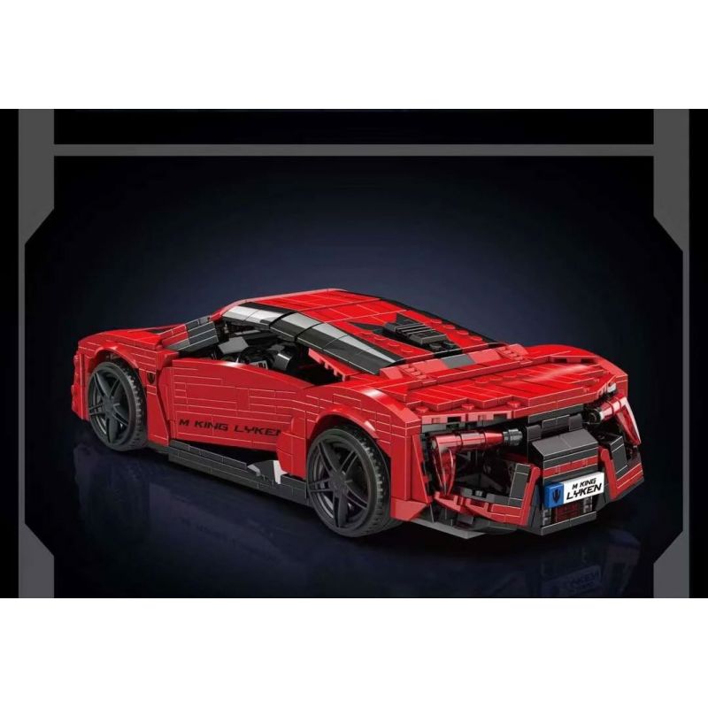 MouldKing 10117 Mould King 10117 SIÊU XE LYCAN tỷ lệ 1:12 bộ đồ chơi xếp lắp ráp ghép mô hình Creator LYKAN Sáng Tạo 1311 khối