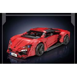 MouldKing 10117 Mould King 10117 SIÊU XE LYCAN tỷ lệ 1:12 bộ đồ chơi xếp lắp ráp ghép mô hình Creator LYKAN Sáng Tạo 1311 khối