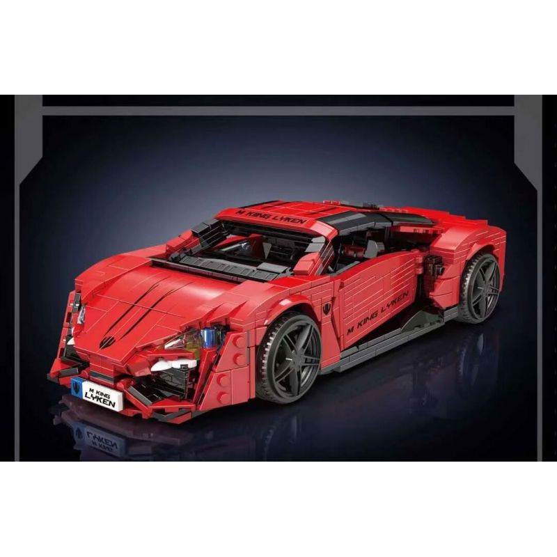 MouldKing 10117 Mould King 10117 SIÊU XE LYCAN tỷ lệ 1:12 bộ đồ chơi xếp lắp ráp ghép mô hình Creator LYKAN Sáng Tạo 1311 khối