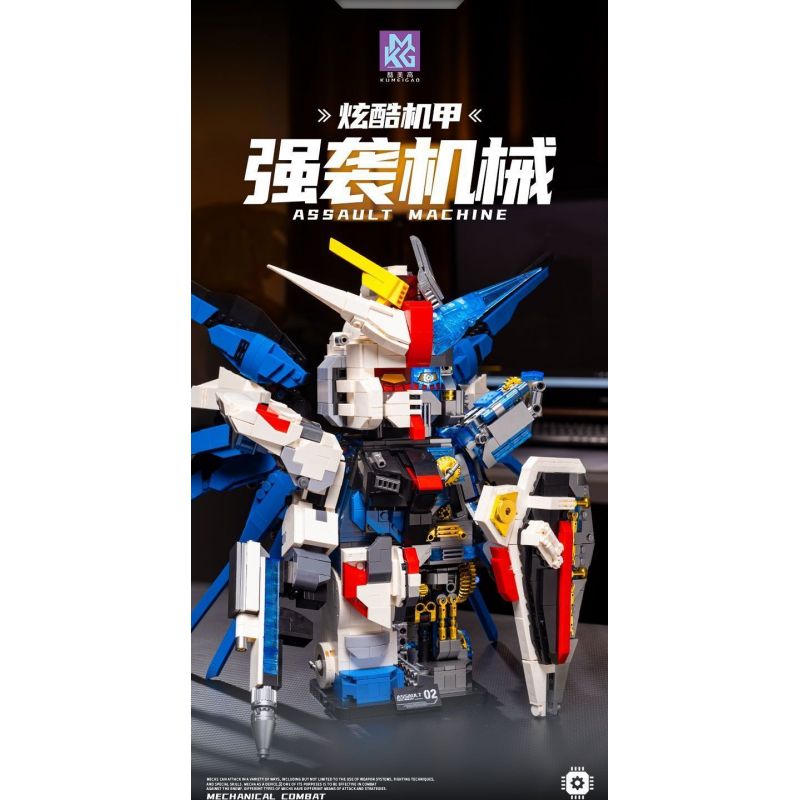 A CRUEL HIGH 24011 MÁY TẤN CÔNG bộ đồ chơi xếp lắp ráp ghép mô hình Movie & Game ASSAULT MACHINE Phim Và Trò Chơi 2562 khối