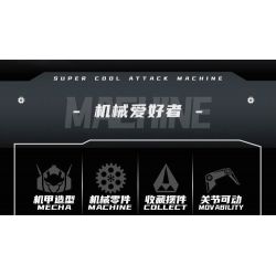 A CRUEL HIGH 24011 MÁY TẤN CÔNG bộ đồ chơi xếp lắp ráp ghép mô hình Movie & Game ASSAULT MACHINE Phim Và Trò Chơi 2562 khối