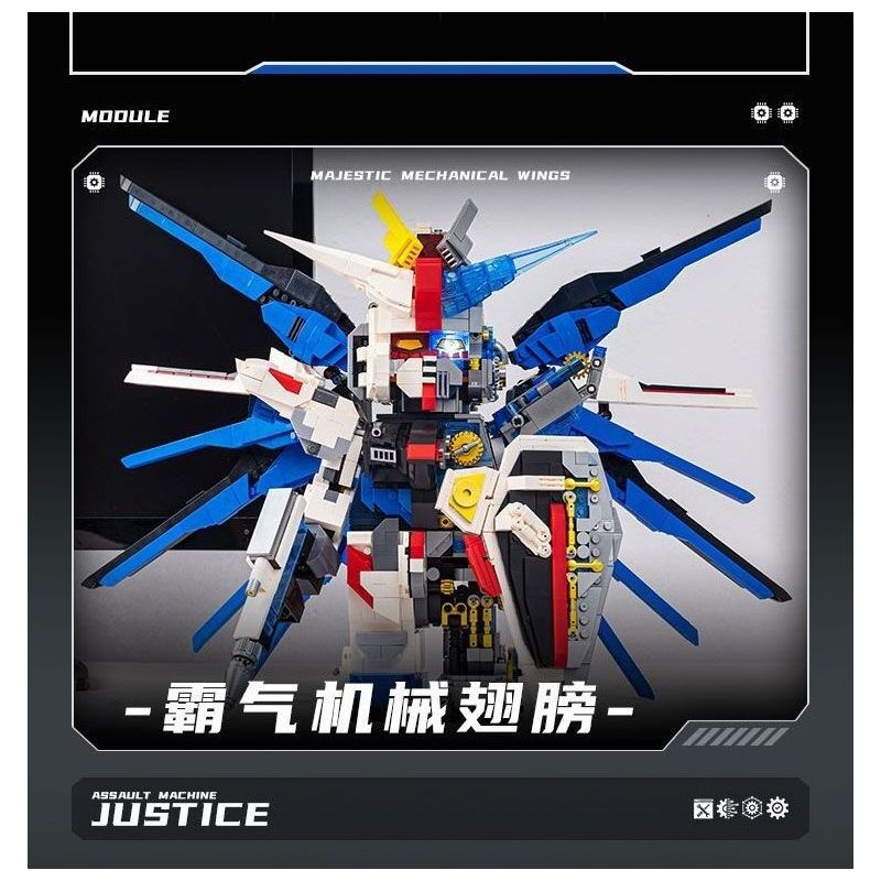 A CRUEL HIGH 24011 MÁY TẤN CÔNG bộ đồ chơi xếp lắp ráp ghép mô hình Movie & Game ASSAULT MACHINE Phim Và Trò Chơi 2562 khối