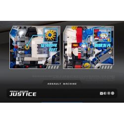 A CRUEL HIGH 24011 MÁY TẤN CÔNG bộ đồ chơi xếp lắp ráp ghép mô hình Movie & Game ASSAULT MACHINE Phim Và Trò Chơi 2562 khối