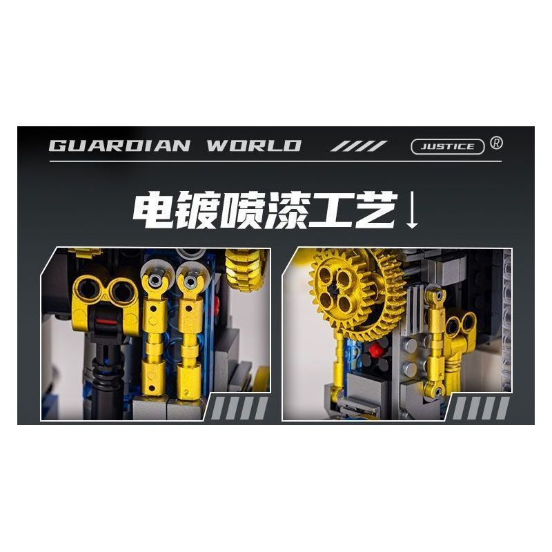 A CRUEL HIGH 24011 MÁY TẤN CÔNG bộ đồ chơi xếp lắp ráp ghép mô hình Movie & Game ASSAULT MACHINE Phim Và Trò Chơi 2562 khối