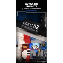 A CRUEL HIGH 24011 MÁY TẤN CÔNG bộ đồ chơi xếp lắp ráp ghép mô hình Movie & Game ASSAULT MACHINE Phim Và Trò Chơi 2562 khối