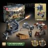 QuanGuan 100284 Quan Guan 100284 CÁC ANH HÙNG VÀ TƯỚNG QUÂN 4 PHÁO PHÒNG KHÔNG FLAK 38 20MM XE MÔ TÔ NỬA BÁNH SD.KFZ2 ĐỊA HÌNH SỰ GAZ-67B SÚNG CỐI HẠNG NẶNG M1938 120MM bộ đồ chơi xếp lắp ráp ghép mô hình Military Army Quân Sự Bộ Đội