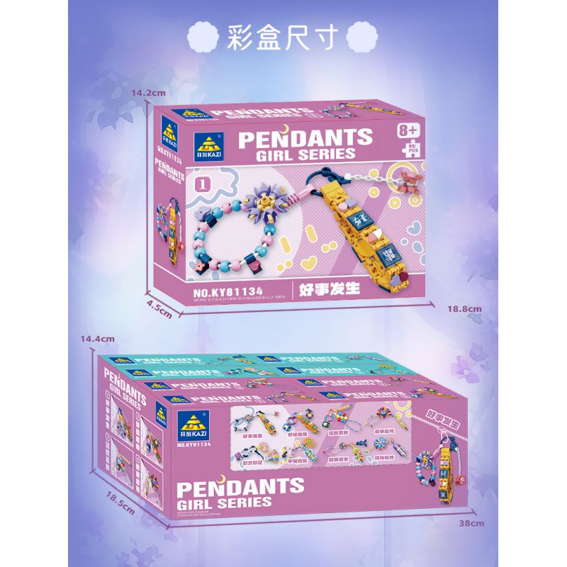 Kazi KY81134 81134 MẶT DÂY CHUYỀN NỮ 8 KIỂU ĐIỀU TỐT XẢY RA CHÚC MAY MẮN ĂN NHIỀU MÀ KHÔNG TĂNG CÂN VẬN ĐẾN VỚI BẠN CÓ TỶ TÀI BÌNH YÊN VÀ VUI VẺ CẢM THẤY NHƯ CÁ GẶP NƯỚC XOAY CHUYỂN TÌNH THẾ bộ đồ chơi xếp lắp ráp ghép mô hình Arts & Crafts 746 khối