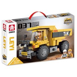 LE YI 88037 XE TẢI KHAI THÁC MỎ bộ đồ chơi xếp lắp ráp ghép mô hình City Thành Phố 402 khối