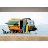 LUMIBRICKS FUNWHOLE F9032 9032 RV BÃI BIỂN bộ đồ chơi xếp lắp ráp ghép mô hình Creator TRAVEL TRAILER Sáng Tạo 1325 khối