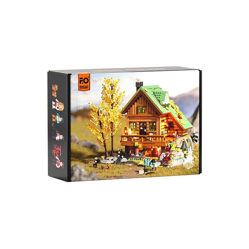 FUNWHOLE F9035 9035 non Lego TÚP LỀU TRÊN NÚI bộ đồ chơi xếp lắp ráp ghép mô hình Creator Sáng Tạo 2255 khối