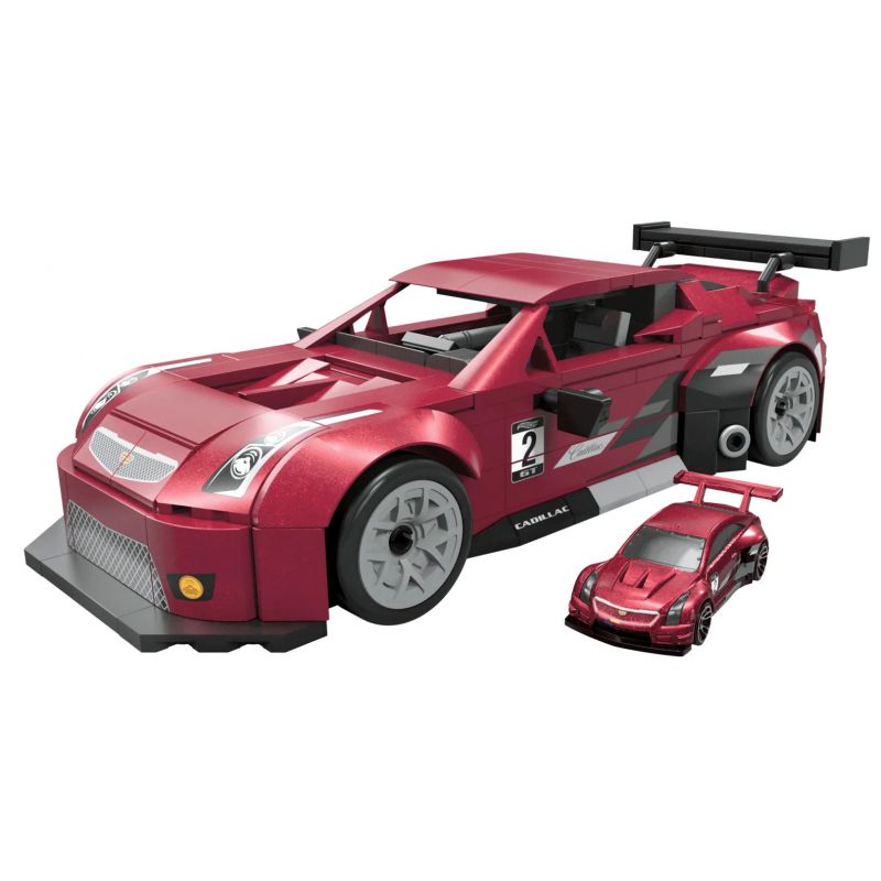 Lego Mega Bloks HRY18 Hot Wheels Cadillac Ats-V R Xếp hình lắp ráp ghép mô hình Bánh xe nóng: Cadillac Ats-V R