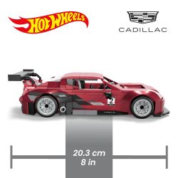 MEGA BLOKS HRY18 BÁNH XE NÓNG CADILLAC ATS-V R tỷ lệ 1:24 bộ đồ chơi xếp lắp ráp ghép mô hình Speed Champions Racing Cars HOT WHEELS CADILLAC ATS-V R Đua Xe Công Thức 319 khối