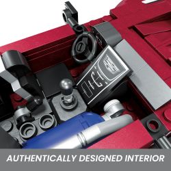 MEGA BLOKS HRY18 BÁNH XE NÓNG CADILLAC ATS-V R tỷ lệ 1:24 bộ đồ chơi xếp lắp ráp ghép mô hình Speed Champions Racing Cars HOT WHEELS CADILLAC ATS-V R Đua Xe Công Thức 319 khối