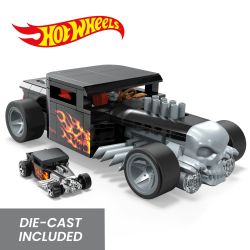 MEGA BLOKS HRY17 HOT WHEELS MẪU XE FORD ĐÃ ĐƯỢC SỬA ĐỔI tỷ lệ 1:24 bộ đồ chơi xếp lắp ráp ghép mô hình Speed Champions Racing Cars HOT WHEELS BONE SHAKER VEHICLE Đua Xe Công Thức 334 khối