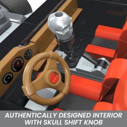 MEGA BLOKS HRY17 HOT WHEELS MẪU XE FORD ĐÃ ĐƯỢC SỬA ĐỔI tỷ lệ 1:24 bộ đồ chơi xếp lắp ráp ghép mô hình Speed Champions Racing Cars HOT WHEELS BONE SHAKER VEHICLE Đua Xe Công Thức 334 khối