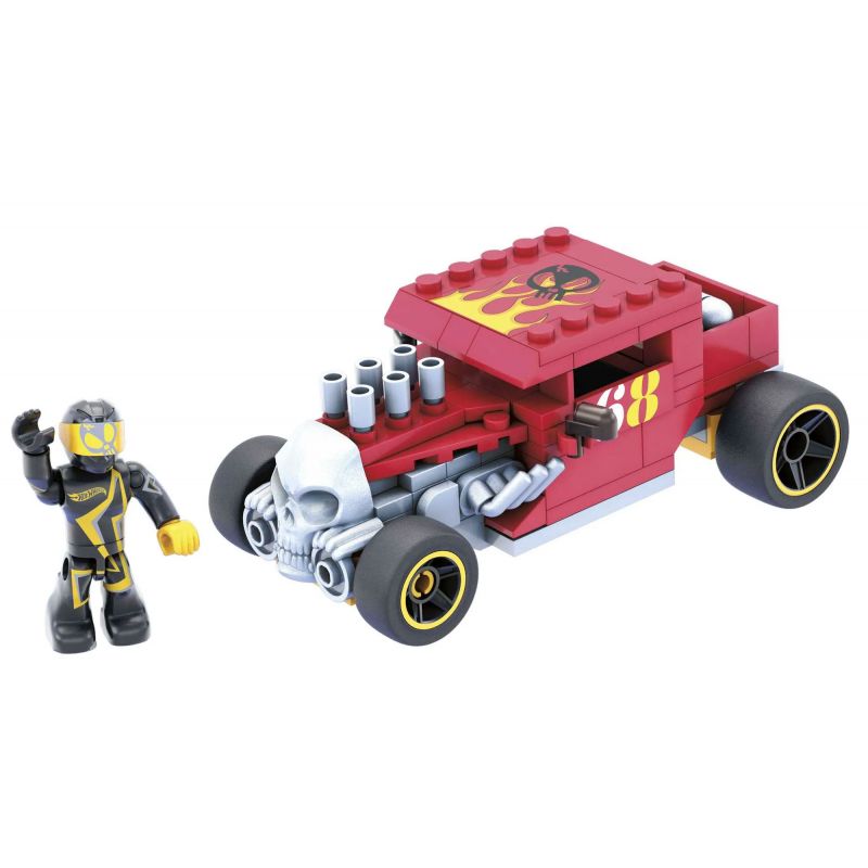 Lego Mega Bloks GVM29 Hot Wheels Bone Shaker Xếp hình lắp ráp ghép mô hình Hot Wheels: Máy lắc xương