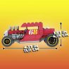 MEGA BLOKS GVM29 HOT WHEELS MÁY LẮC XƯƠNG bộ đồ chơi xếp lắp ráp ghép mô hình Speed Champions Racing Cars HOT WHEELS BONE SHAKER Đua Xe Công Thức 118 khối
