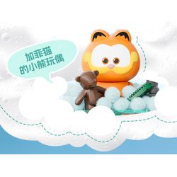 PANTASY 86802 QUẢ CẦU PHA LÊ GIA ĐÌNH GARFIELD BỒN TẮM BONG BÓNG SIÊU THOẢI MÁI bộ đồ chơi xếp lắp ráp ghép mô hình Movie & Game GARFIELD FAMILY Phim Và Trò Chơi 300 khối