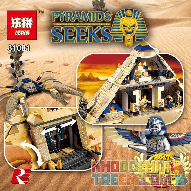 Not Lego Pharaoh'S Quest 7327 Egypt The Scorpion Pyramid , Lepin 31001 Xếp  Hình Kim Tự Tháp Của Vua Bọ Cạp Giá Sốc Rẻ Nhất