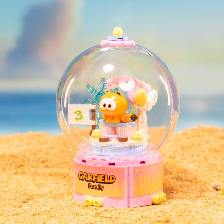 PANTASY 86803 QUẢ CẦU PHA LÊ GIA ĐÌNH GARFIELD BÁNH SINH NHẬT bộ đồ chơi xếp lắp ráp ghép mô hình Movie & Game GARFIELD FAMILY Phim Và Trò Chơi 300 khối