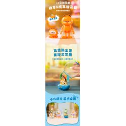 PANTASY 86803 QUẢ CẦU PHA LÊ GIA ĐÌNH GARFIELD BÁNH SINH NHẬT bộ đồ chơi xếp lắp ráp ghép mô hình Movie & Game GARFIELD FAMILY Phim Và Trò Chơi 300 khối