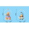 PANTASY 86803 QUẢ CẦU PHA LÊ GIA ĐÌNH GARFIELD BÁNH SINH NHẬT bộ đồ chơi xếp lắp ráp ghép mô hình Movie & Game GARFIELD FAMILY Phim Và Trò Chơi 300 khối