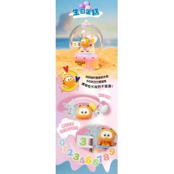 PANTASY 86804 QUẢ CẦU PHA LÊ GIA ĐÌNH GARFIELD MÁY GASHAPON VUI NHỘN bộ đồ chơi xếp lắp ráp ghép mô hình Movie & Game GARFIELD FAMILY Phim Và Trò Chơi 300 khối