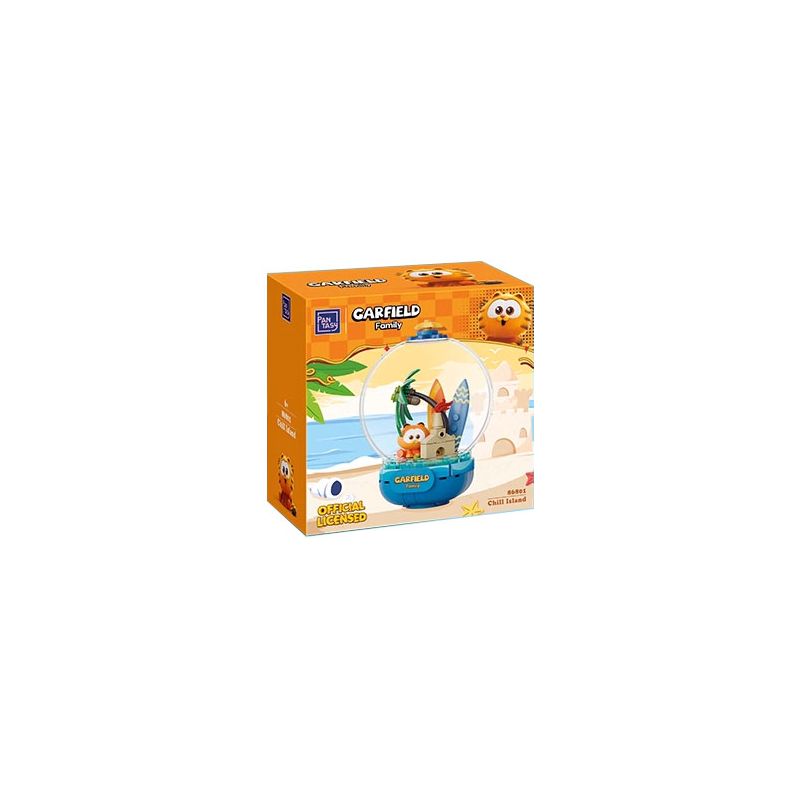 PANTASY 86801 QUẢ CẦU PHA LÊ CỦA GIA ĐÌNH GARFIELD ĐẢO GIẢI TRÍ bộ đồ chơi xếp lắp ráp ghép mô hình Movie & Game GARFIELD FAMILY Phim Và Trò Chơi 300 khối