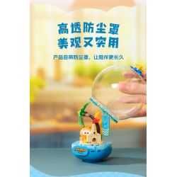 PANTASY 86801 QUẢ CẦU PHA LÊ CỦA GIA ĐÌNH GARFIELD ĐẢO GIẢI TRÍ bộ đồ chơi xếp lắp ráp ghép mô hình Movie & Game GARFIELD FAMILY Phim Và Trò Chơi 300 khối