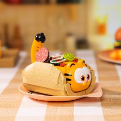 PANTASY 86808 MÓN ĂN GIA ĐÌNH GARFIELD TACO SIÊU GIÀU bộ đồ chơi xếp lắp ráp ghép mô hình Movie & Game GARFIELD FAMILY Phim Và Trò Chơi 300 khối