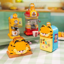 PANTASY 86809 CỖ MÁY VUI NHỘN CỦA GIA ĐÌNH GARFIELD CHIẾC TỦ LẠNH KHỔNG LỒ bộ đồ chơi xếp lắp ráp ghép mô hình Movie & Game GARFIELD FAMILY Phim Và Trò Chơi 300 khối